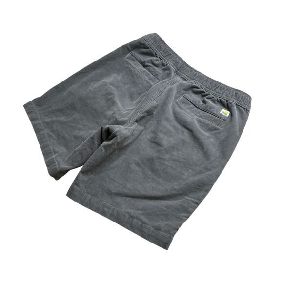Men's VUORI Optimist Shorts Gray / Blue Corduroy Drawstring Waist Sz Medium $74 - Picture 11 of 12